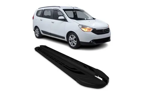OMAC Kfz-Schmutzfänger Trittbretter für Dacia Lodgy 2012-2024 - Robuste und rutschfeste Aluminium-Seitenbretter für Dacia Lodgy, idealer Schutz vor Schmutz und Kratzern. Leichte Montage und langlebige Qualität für den täglichen Einsatz.