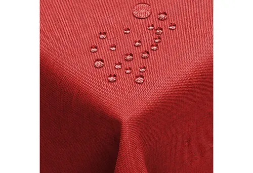 DecoHomeTextil Heimtextilmanufaktur Tischdecke Leinen Optik Tischdecke Tischtuch Abwaschbar Wasserabweisend
