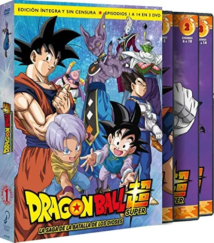 Dragon Ball Super Box 1. La Saga de La Batalla de Les Götter Episode 1 bis 14 [DVD]