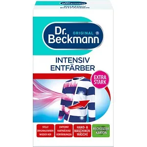 delta pronatura GmbH Dr. Beckmann Intensiv Entfärber, Entfärber entfernt Verfärbungen und stellt die Originalfarbe wieder her, 200 g - Packung 4286