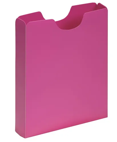 PAGNA Heftbox DIN A4 Hochformat aus PP dunkelrosa