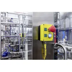 Siemens 3SU1851-0NB00-2AC2 Gehäuse mit Schutzkragen - Schalter- & Tastergehäuse, robustes Metall, ideal für industrielle Anwendungen, einfach zu montieren ohne Spezialwerkzeug, hohe Schutzart für Außeneinsatz.