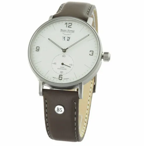 BRUNO SÖHNLE Automatikuhr Titan Frankfurt mit Saphirglas