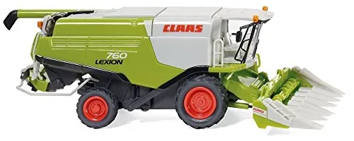 Wiking 038911 Claas Lexion 760 Mähdrescher mit Conspeed Maisvorsatz Spur H0 1:87