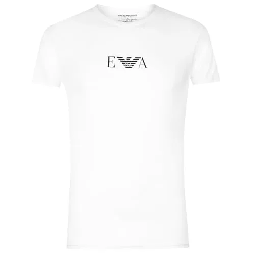 Emporio Armani Crew Neck Herren T-Shirt 2er-Pack in weiß von Emporio Armani