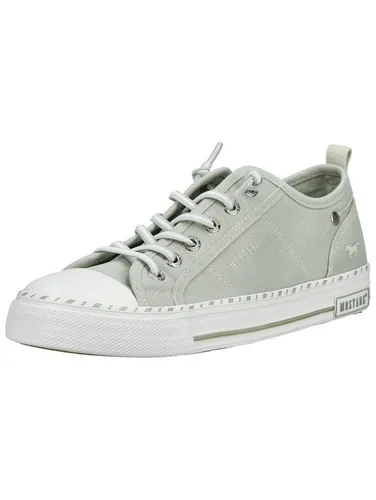 Mustang Shoes Sneaker Textil Grün 40 EU - Stylische Sneakers in Mintgrün, Größe 40. Bequem und lässig, ideal für den Alltag. Robuste Gummisohle und atmungsaktives Textil für optimalen Tragekomfort.
