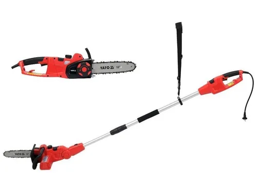 Yato Elektrische Kettensäge 750W 2in1 - Sägen, vielseitige Elektro Kettensäge mit 750W Leistung für effizientes Schneiden und einfache Handhabung im Garten.