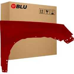 BLU Kotflügel Passend für VW Volkswagen Tiguan I 5N 5N2 LA3T Rechts Rot WildCherry | 2007-2016 | Vorderseite Vorne | Lackiert | Einbaufertig