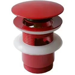 Pop-Up Klick Excenter Abflussventil in Rot von Wagner