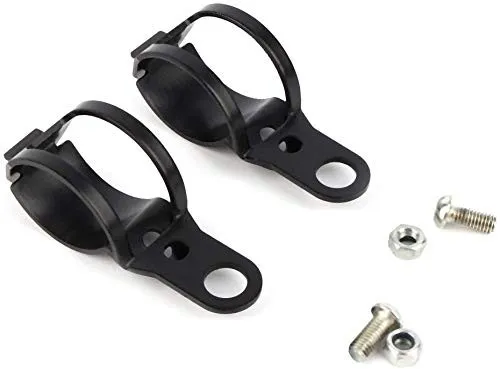 Lenkerhalterung für MotorradBlinker, schwarz, Blinkerlicht für Motorrad, Gabe...