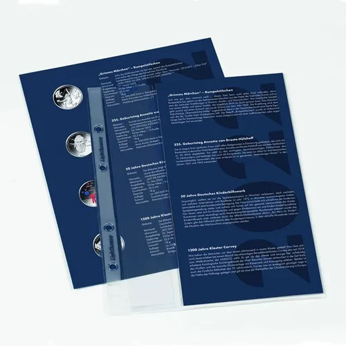 Nachtrag 2023 für Vordruckalbum Dt. 20-Euro-Gedenkmünzen