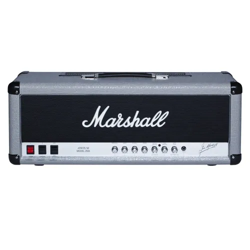 Marshall 2555X Silver Jubilee B-Stock - B-Stock E-Gitarren Vollröhren Topteil, 100 Watt mit 2 Kanälen, ideal für kraftvollen Sound und vielseitige Einstellungen. Versandrückläufer mit Garantie, perfekt für Musiker auf der Suche nach Qualität.