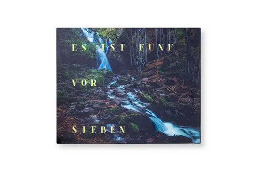 build-yours.de Wanduhr Wortuhr Jupiter - LED Wanduhr in Dark Forest, WiFi-fähig - Wanduhren mit innovativer Wortanzeige, App-Steuerung und Nachtmodus. Die WordClock Jupiter bringt Stil und Funktionalität in Ihr Zuhause.