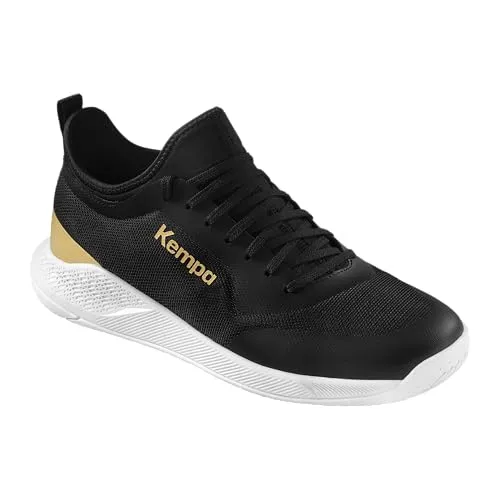 Kempa Kinderhallenschuhe Kourtfly - schwarz, Größe 34 - Sonstige Kinderschuhe mit Michelin-Sohle für maximale Kontrolle und Stabilität. Ideal für Hallensportarten wie Handball und Schulsport – sicherer Halt bei schnellen Bewegungen.