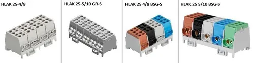 Hauptleitungsklemme Abzweigklemme Verteilerklemme Hutschiene Klemme HLAK25 5/10