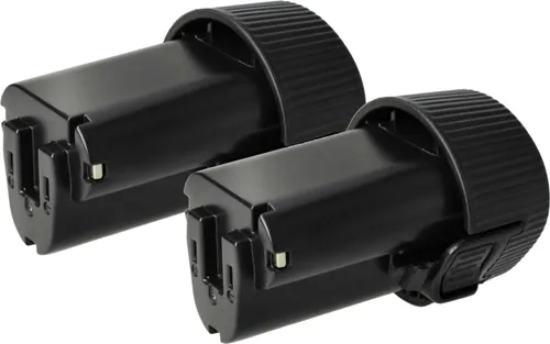 vhbw 2x Akku kompatibel mit Makita TD090DWXW, TW100D, TW100, UH200, TD090DWE, TW100DWE, TD090DWX, TW100DZ Werkzeug (2000 mAh, Li-Ion, 10,8 V)