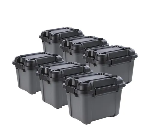 Kreher Aufbewahrungsbox 'Bunker' – wasserdicht, stapelbar und robust - Die Kreher Bunker Aufbewahrungsbox bietet dank IP67-Zertifizierung zuverlässigen Schutz vor Staub und Spritzwasser. Ideal für Handwerk, Camping und Outdoor. Erhältlich in verschiedenen Größen für jeden Bedarf.