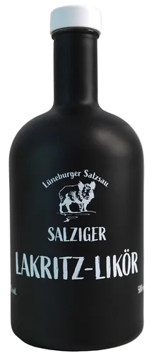 Lüneburger Salzsau | Salziger Lakritz Likör | 0,5 l. Flasche 35€/L