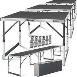 KESSER Multifunktionstisch 3-teilig, 100x60 cm – Vielseitig einsetzbar