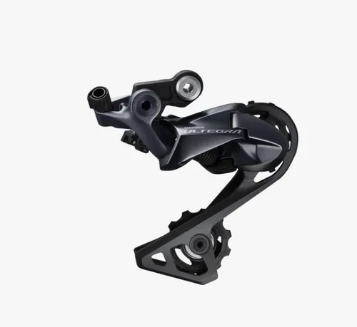 SHIMANO Unisex – Erwachsene Schaltwerk 2091137800, Schwarz - Hintere Fahrradumwerfer, 11-fach kompatibel mit Shimano Kettenschaltungen und einer Gesamtkapazität von 35 Zähnen für präzise Schaltvorgänge.