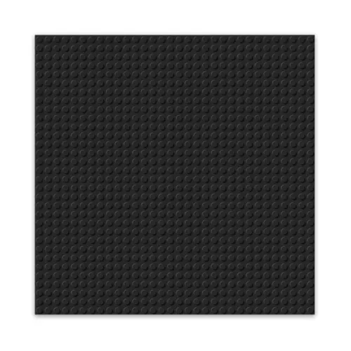 BRIXIES Plus Basis Platte Schwarz 32 x 32 Noppen