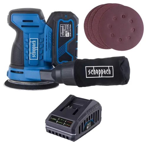Scheppach Akku-Exzenterschleifer C-OBS125-X | Ø 125mm | 6000 – 24.000 min-1