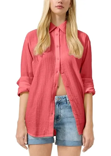 Produktbild QS Musselin-Bluse mit Oversized Fit