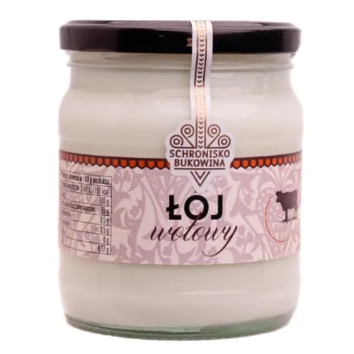 SCHRONISKO BUKOWINA Rindertalg 315 g – 100% Rinderfett | Fest und vielseitig – ideal zum Braten, Backen und Frittieren sowie zum Verfeinern herzhafter Gerichte