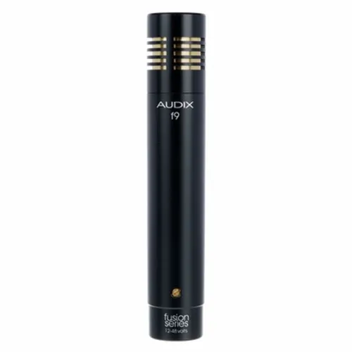 Audix F9 Kondensator Instrumenten-Mikrofon - Kondensator Mikrofon für akustische Instrumente, mit Goldmembran und hoher SPL von 137 dB, ideal für Overheads und HiHat, inkl. Mic-Clip und Softbag