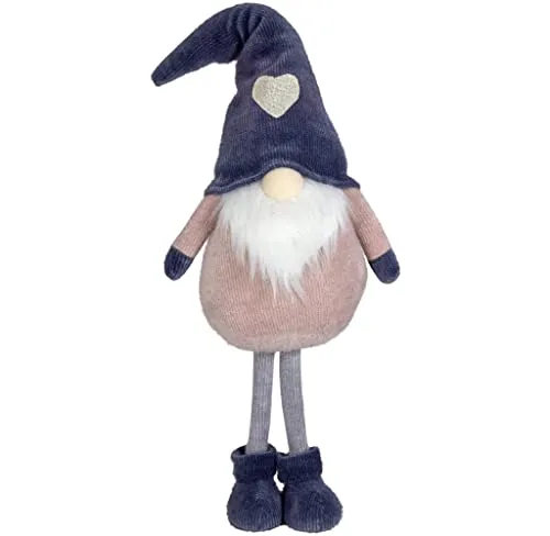 itsisa Wichtel 55cm, rosa/blau - Weihnachts Deko, Weihnachtswichtel, Gnom