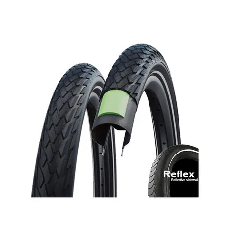 Schwalbe Marathon Performance HS620 Drahtreifen mit GreenGuard und Addix Eco - Fahrradreifen mit hervorragendem Pannenschutz und umweltfreundlichem Material, ideal für nachhaltige Mobilität und lange Touren.