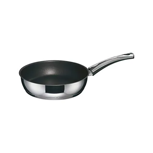 Berndes Schmorpfanne Injoy Special Edition 24 cm - Pfanne mit nickel-freiem Edelstahl, ideal für Allergiker. Induktionsgeeignet und mit PTFE-Antihaftversiegelung für fettfreies Braten und einfache Reinigung.