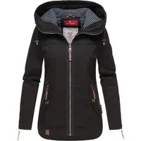 Navahoo Damen Übergangsjacke Wekoo – Stilvolle Baumwolljacke mit Kapuze - Die Navahoo Damen Übergangsjacke Wekoo kombiniert modernes Design mit hoher Qualität. Aus leichtem Baumwollmaterial gefertigt, sorgt sie für optimalen Tragekomfort. Praktische Taschen und eine Kapuze machen sie zum idealen Begleiter für die Übergangszeit.