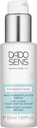 DADO SENS PIGMENTCARE Anti-Pigmentflecken-Serum 50 ml - Gesichtsserum zur Reduzierung von Alters- und Pigmentflecken, mit BRIGHT Oléoactif für einen ebenmäßigen Teint und feuchtigkeitsspendender Hyaluronsäure.