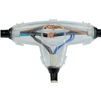 ViD® Gießharz-Verbindungsmuffe T-Form 183x107x45mm - Anschlussklemmen & Kits für abgezweigte Verbindungen, hohe mechanische Festigkeit und IP68 Schutzklasse für optimale Haltbarkeit.