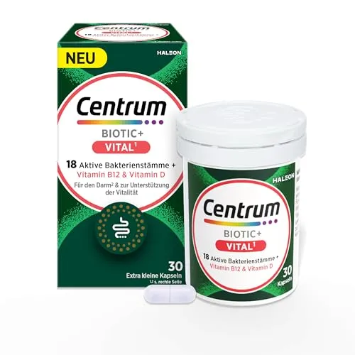 Centrum BIOTIC+ VITAL¹ Milchsäurebakterien & Vitamine, 30 Kapseln