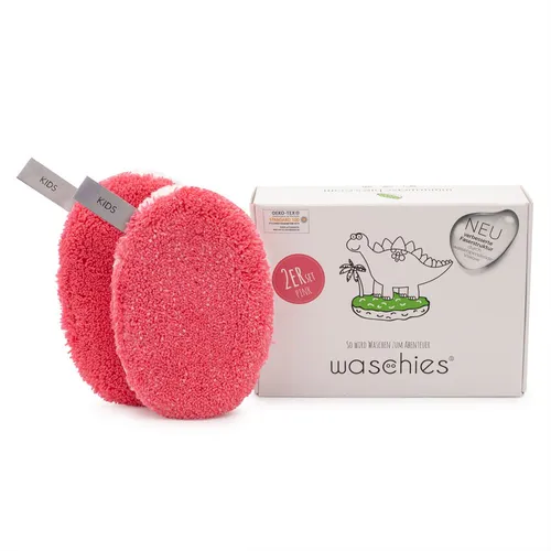 Waschpads für Babys & Kinder 2er-Set Pink von waschies