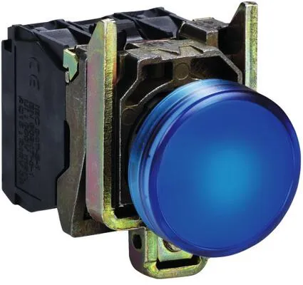 Schneider Electric XB4BVB6 LED-Leuchtmelder, 22 mm, blau