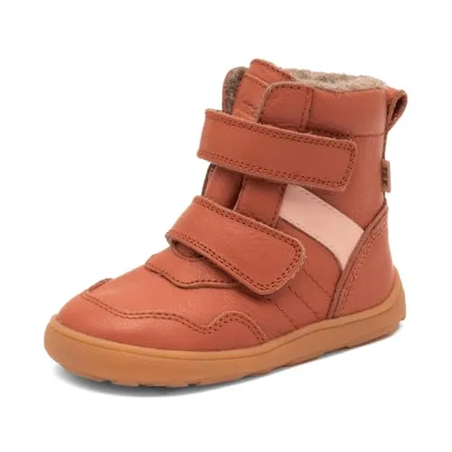 Bisgaard Barefoot Thorsten Tex Rose EU 29 - Sneaker - Wasserdichter Winterstiefel mit 100% natürlicher Wolle, High-Cut für extra Knöchelstütze und flexible Gummisohle für optimalen Komfort.