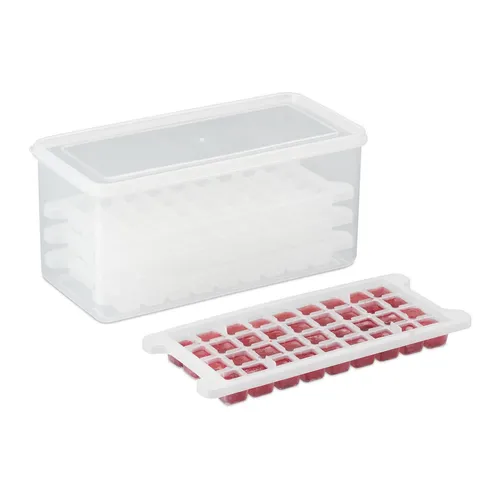 Eiswürfelform Set, Eiswürfelmacher, Eiswürfelformer, Eiswürfelbehälter Deckel