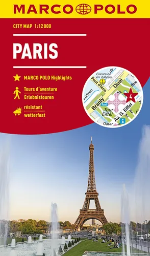 MARCO POLO Cityplan Paris 1:12 000 | Buch | 9783829741835