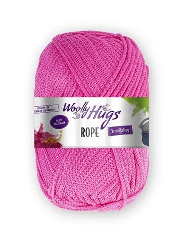 WOOLLY HUGS GARN ROPE 200 g FARB NR 33 PINK TASCHENGARN 100g/5,95€