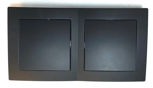 Produktbild Lichtideen Schalter 2651 Levina sw/sw Kreuzschalter schwarz 230 Volt 10 Ampere (Taster, Schalter, Antennendose, Steckdose mit USB lieferbar)