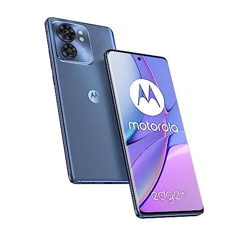 Motorola Edge 40 - 256 GB, Lunar Blue, 5G Smartphone - Smartphone mit 256 GB Speicher, beeindruckendem 6.55