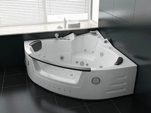 Premium Whirlpool / Badewanne Milano 152x152cm