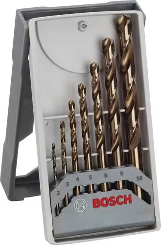 Bosch Accessories 2608589296 Metall-Spiralbohrer-Set 7teilig 1 Set