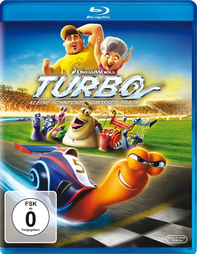Turbo - Kleine Schnecke, großer Traum - Blu Ray - Neu