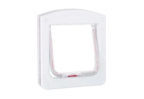 Isolierte Haustierklappe für Katzen und Hunde - Katzenklappe aus hochwertigem Kunststoff, leise im Betrieb und ideal für alle Haustiere. Manuell verschließbar und in verschiedenen Farben erhältlich.