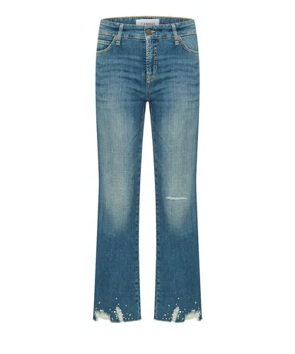 Cambio 5-Pocket-Jeans Straight Leg für Damen in blau von Cambio