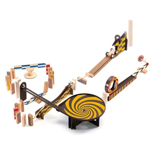 Djeco Zig & Go 5643: 45 Teile - Bauklötze & Bausteine - Kreatives Konstruktionsspielzeug für Kinder, fördert die motorischen Fähigkeiten und das logische Denken.